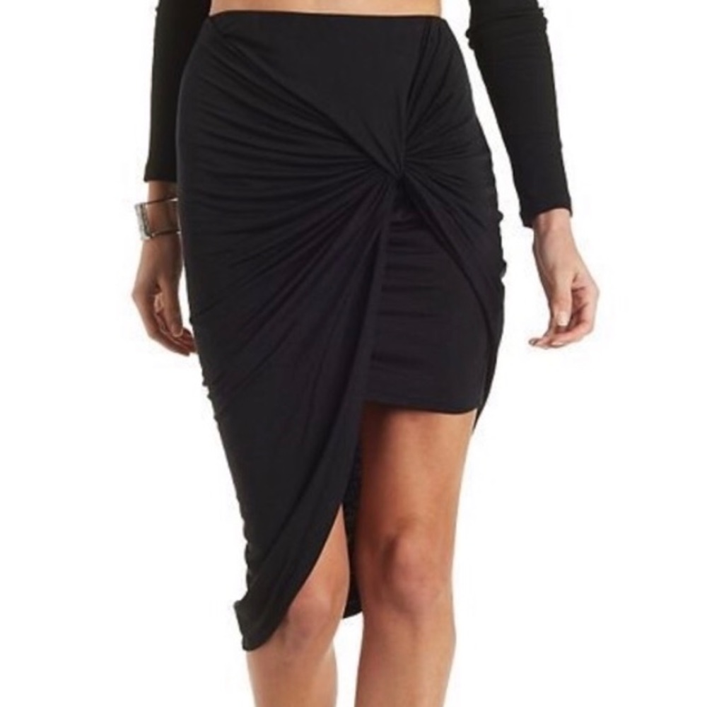 TWO CHAROLETTE RUSSE MINI SKIRTS WITH KNOT 2X/3X